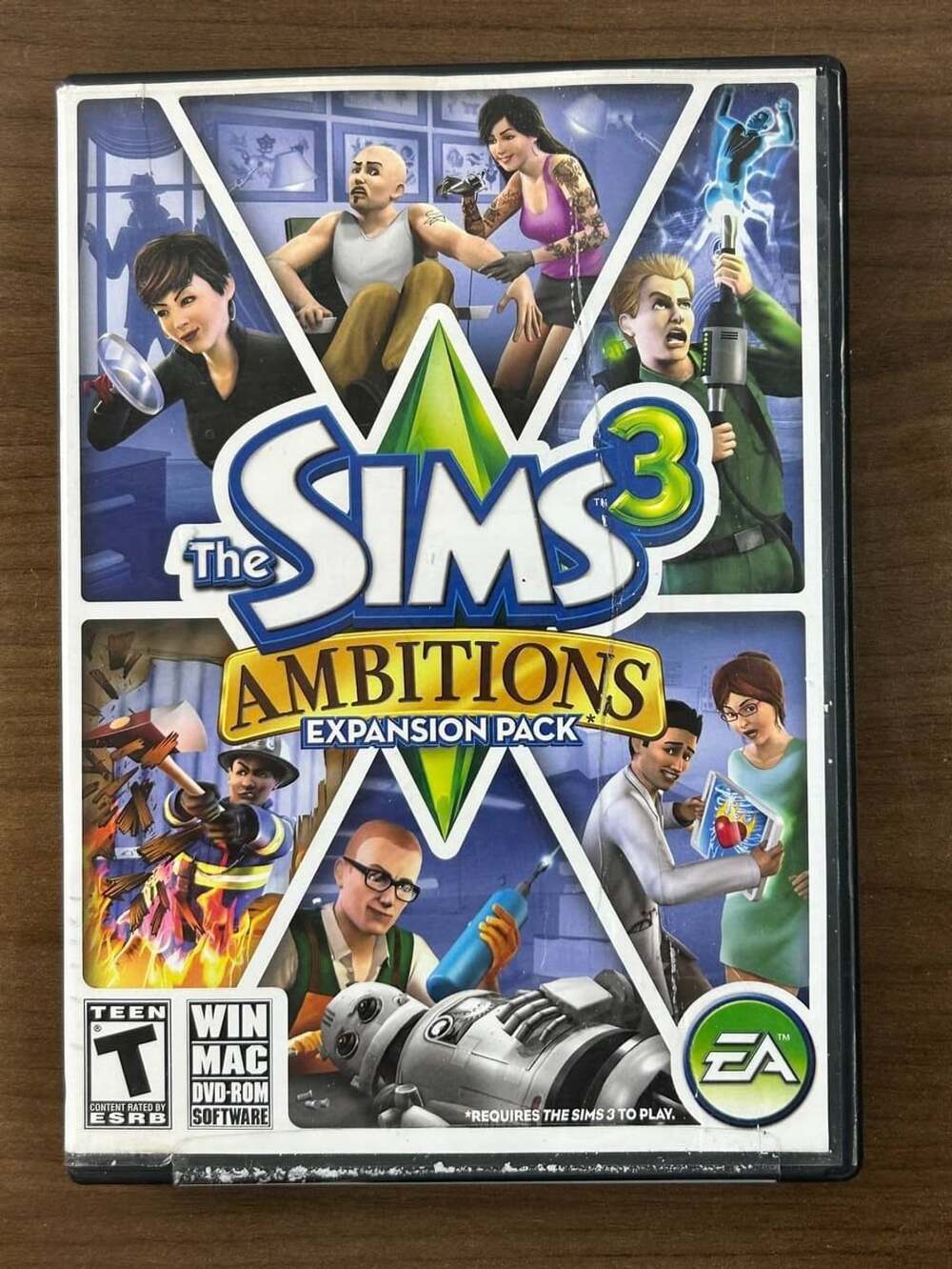 The Sims 3 Ambitions Expansion Pack PC Mac DVD-ROM 2010 Electronic Arts